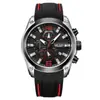 Reloj Megir Transfronterizo Multifunción Cronógrafo Calendario Reloj Deportivo Reloj para Hombre 2063