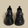Nueva colección primavera/verano 2026: mocasines cómodos y elegantes, zapatos planos de suela gruesa, zapatos de mujer estilo británico con punta redonda
