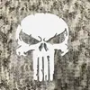 Caveira Justiceiro Marvel Adesivo Gravado Vazado Laser Refletivo Adesivo de Carro PVC Adesivo para Capacete de Moto