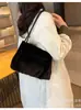 Bolsa Tote de Pelo Sintético Faux Mink, Bolsa de Ombro, Moda Outono/Inverno, Nova Bolsa de Pelúcia de Ombro Único, Tamanho Personalizável