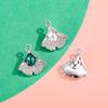 Pingente Acessórios de Folha Colorida Cristal Vidro Incrustado Diamante Liga Acessórios de Joalheria DIY Pulseira Roupa