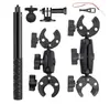 Clip Fijo Adecuado para Cámara Deportiva Gopro, Clip Fuerte Universal Doble Cabeza Antivibración para Exteriores, Soporte para Montaje en Motocicleta