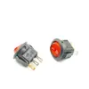 Interruptor circular ultrapequeno com furo de montagem de 15 mm, 2 pinos duas posições, 3 pinos três posições, interruptor basculante circular pequeno KCD11 com luz