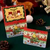 Tarjeta de Felicitación Navideña de Dibujos Animados Creativos Tarjeta de Agradecimiento de Navidad y Año Nuevo Mensaje de Bendición Tarjeta Pequeña Tarjeta de Agradecimiento para Regalo Transfronterizo