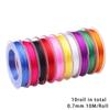 Pulsera de hilo de cristal de color, cuentas de hilo elástico, pulsera, collar, cuerda elástica, pulsera hecha a mano, material de joyería