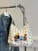 2025 Nuevo Estilo Coreano Casual y Hermoso Bolso de Hombro Doble para Axila Moda Simple Diseño de Nicho Bolso Tote