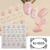 Zhengxiang Cyber Celebridade Estilo INS Adesivo para Nail Art Em relevo Cola Macia 5D Decalque Bronzing Flash Adesivo de Unha Cristal Gema DIY
