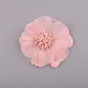 En stock flor de zapato estilo coreano superventas 9cm accesorios de sombrero de paja venta directa de fábrica tipo DIY personalizado hecho a mano flor accesorios para el cabello flor