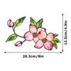 Jsty385-395 Pingente de Ferro Florido Colorido Dupla Face Decoração Suspensa Decoração de Parede de Fundo para Casa Placa Suspensa de Metal