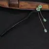 Pasador de Madera Nuevo Estilo Chino Pasador de Pelo Estilo Antiguo Pasador de Pelo para Mujer Alta Calidad Sentido de Suzuki Orquídea Estilo Nacional Combinación Falda de Cara de Caballo Pelo Pasador de Pelo