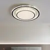 2025 Nueva Lámpara de Techo de Cristal LED Lámpara Zhongshan Moderna Casual Dormitorio Comedor Lámpara Habitación Sala de Estar Lámpara de Techo