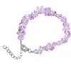 Pulsera de grava irregular de cristal natural de ágata transfronteriza pulsera de piedra semipreciosa joyería de piedra de color ins europeo y americano