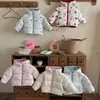 Abrigo de Algodón para Niños 2026 Invierno Cálido Engrosado Elegante Chaqueta de Algodón para Bebés con Forro de Felpa Atuendo de Otoño para Niñas