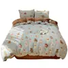 Amigable con la piel [Inspeccionado de Calidad] Invierno Engrosado Leche Polar Ins Juego de Cuatro Piezas Ropa de Cama Clase A Juego de Tres Piezas Funda Nórdica