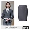Chaqueta de Traje de Negocios Gris para Hombre y Mujer Estilo Similar No necesita planchado Traje Profesional Traje Industria Inmobiliaria Uniforme para Viajeros Frecuentes Accesorio