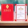 Certificado de finalización, certificado de finalización personalizado de dorado A4, certificado de capacitación de concha, certificado de graduación de alta gama, cubierta de libro, producción personalizada