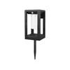 Lámpara Solar Nueva Personalizada Transfronteriza Decoración de Patio Cabezal de Columna Cuadrada LED Lámpara Solar de Pared Sensor Lámpara de Jardín