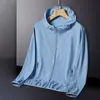 Ropa de Protección Solar para Exteriores UPF50 Protección UV Ropa de Protección Solar Chaqueta con Capucha para Hombre y Mujer Ropa de Protección Solar Ligera Transpirable para Hombre