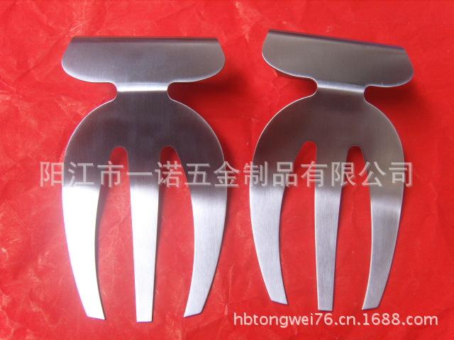 P-008K沙拉手沙拉更叉勺沙拉架不锈钢沙律更沙律手沙律耙沙