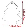 Adornos navideños de acrílico, accesorios para decoración de árboles de Navidad, decoraciones colgantes para fiestas, decoraciones navideñas festivas