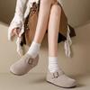 Zapatos Birkenstock de Suela Gruesa con Aumento de Altura Interna de 6 cm para Mujer, Zapatos Birkenstock Retro Slip-On Primavera 2026, Mocasines Versátiles de Punta Redonda
