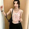 Chaleco de Punto con Encaje y Cuello Marino Estilo Universitario para Mujer Verano 2026 Nuevo Dulce y Picante Chica Adelgazante sin Mangas