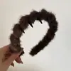 Faixa de Cabelo de Pelúcia com Estampa de Leopardo e Coroa Alta para Mulheres, Grampo de Cabelo de Alta Qualidade para Lavar o Rosto e Pentear o Cabelo