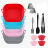 Freidora de Aire de Venta Caliente Transfronteriza Molde de Silicona para Hornear 75g Almohadilla de Revestimiento Interior Resistente a Altas Temperaturas para Molde de Hornear de Freidora de Aire Venta al por Mayor