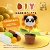 Paquete de Materiales de Crochet Más Vendido de Amazon Serie de Plantas Adornos de Flores en Maceta Regalos Soporte Dropshipping