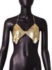 AYJ Amazon 2026 Nova Roupa Feminina Transfronteiriça Europeia e Americana Lantejoula Metálica Sexy Camisola para Festa Noturna Roupa Externa Y20