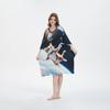 Amazon Europeia e Americana Tamanho Plus Feminino Casa Fresco Pijama Camiseta Verão Meninas Gordas Aparência Emagrecedora Camiseta de Viscose