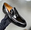 Zapatos de Piel de Lujo para Hombre Punta de Perla de Borde Abierto Piel de Vaca de Primera Capa Británicos Formales de Negocios con Cordones Completamente Hechos a Mano por Dentro y por Fuera Piel de Vaca