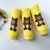Meias Pet Estilo Novo com Design de Urso, Proteção para Joelho, Meias de Proteção para Pernas Anti-Sujeira, Anti-Arranhão, Proteção para Cotovelos Anti-Sujeira para Bichon e Teddy