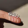 Aretes Médicos de Acero de Titanio, Tornillos Planos para Perforación de Oreja, No Necesitan Quitarse para Lavar o Dormir, Estilo Unisex, Decoraciones Brillantes para Orejas