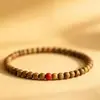 Pulsera de Sándalo Verde para Mujer de una Sola Hilo Sándalo Auténtico Múltiples Hilos Hombres Cuentas Budistas Pulsera de Cuentas de Oración para Pareja