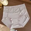 A7295 Nova Renda de Fada de Outono Modal Roupa Íntima Feminina Cintura Alta Macia Algodão Puro Gancho Estendido 10A