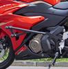 Adequado para Qianjiang Sai 450Amt Barra de Mola Seguro de Motocicleta Barra de Corrida Aço Carbono Preto Fosco Modificado Barra Anti-Queda