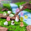 Nuevo producto transfronterizo: figuras luminosas de animalitos lindos, perfectas para jardinería, paisajismo, decoraciones de bricolaje y adornos de paisajes en miniatura