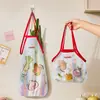 Bolsa Pendurável Portátil para Frutas e Vegetais, Bolsa de Rede para Armazenamento de Cebola, Gengibre, Alho, Bolsa de Rede Oca, Bolsa de Armazenamento de Frutas e Vegetais Montada na Parede da Cozinha