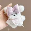 Colgante de Conejo Original Muñeca Pequeña Conejo Volador Cachorro Accesorios DIY Encanto para Bolso Llavero Peluche Venta al por Mayor