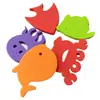 Brinquedos Cognitivos de Banho para Crianças Desenho Animado Gráfico Animal Geométrico Brinquedos de Banho Flutuantes de Eva