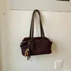 Outono de 2026 Nova Moda Feminina Estilo Coreano Bolsa de Ombro Transversal Casual Versátil Tendência Simples Bolsa para o Dia a Dia