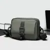 Bolso de Mano Transfronterizo para Hombre con Múltiples Bolsillos, Bolso de Mano de Negocios con Textura de Alta Calidad, Resistente al Desgaste, Ligero, Bolso Cruzado de un Solo Hombro para Hombre