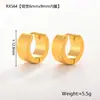 Pendientes de Acero de Titanio de Moda Europea y Americana, Acero Inoxidable Simple, Hipoalergénicos, Modernos y Versátiles, Venta Directa de Fábrica, Accesorios Populares Transfronterizos