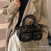 Bolso de Mano de Alta Gama con Textura Moda Retro para Mujer 2026 Nuevo Estilo Bolso Tipo Bowling Elegante Bolso Cruzado Bolso Cuadrado Pequeño