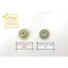 Piezas de Máquina Yuanbao_Consumibles Rueda de Goma con Rodamiento Resistente al Desgaste Dividida Integrada Múltiples Especificaciones y Tamaños Disponibles