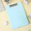 Caixa arquivo multiuso A4 pasta com clip forte prancheta bloco de notas clip para escrita tala multifuncional papelaria dura