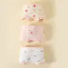 Roupa Íntima Feminina Algodão Puro Infantil Boxer de Cintura Média Categoria a Algodão Ano do Zodíaco Meninas 3-13 Anos Sem Presilha na Bunda Desenho Animado