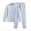 Conjunto de Ropa Interior Térmica de Cuello Medio para Niños Juvenil Otoño e Invierno Camiseta Base para Niños y Niñas Ropa de Otoño Pijama Grueso para Bebé