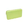 Bolsa de Silicona para Almacenamiento de Papelería Estudiantil, Estuche de Silicona Rectangular Simple con Cremallera Portátil, Adquisiciones Corporativas, Transfronterizo